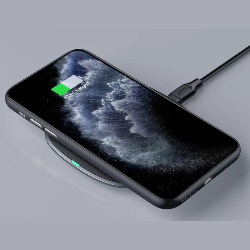 Aukey Graphite Lite Series 15W Wireless Fast Charger LC-C6